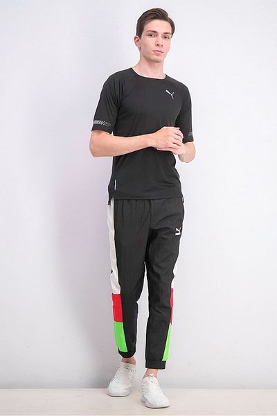 Puma Men Runner Id Short Sleeve Tee, Black