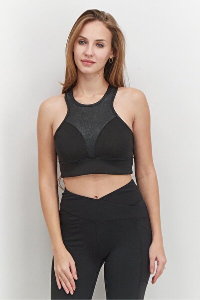 Puma Women Non Padded Sleeveless Moto Sports Bra, Black