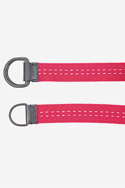 Diesel Men Printed Textured Belt, Red