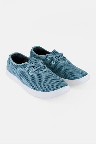 Allbirds Men Tread Lighter Lace Up Outdoor Shoes, Sage Blue