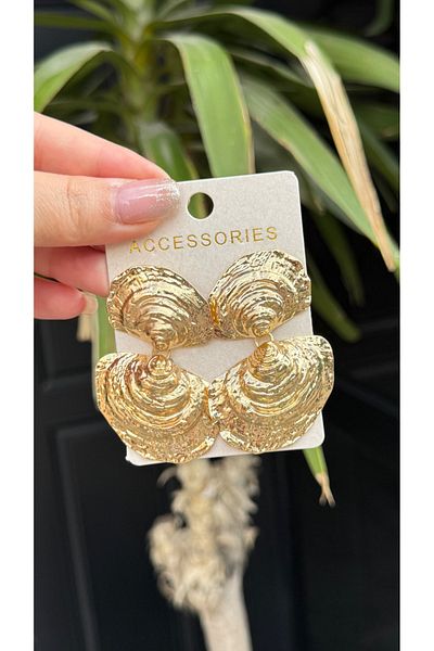 luxyansımalar Seashell Earrings
