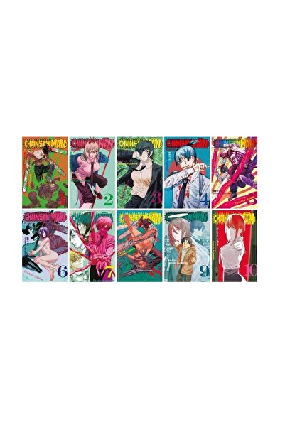 Gerekli Şeyler Yayıncılık Chainsaw Man 1-2-3-4-5-7-8-9-10 Manga Seti (EKSİKSİ...