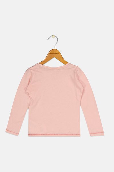 MOTHERCARE Toddlers Girl Graphic Print Top, Pink