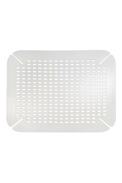 Generic InterDesign Counter Clear Sink Mat White 59060ES