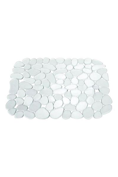 Generic InterDesign Pebblz Sink Mat Clear 10.5 x 12.25inch