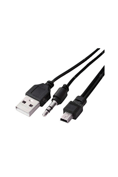 harry Mp3 Mp4 Müzik Kutusu Usb Şarj Ve 3.5mm Aux Kablosu To 5 Pin Mini Çeviri...