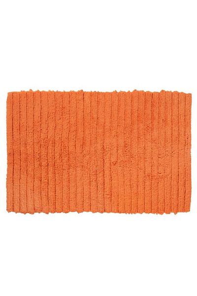 Generic Cannon Cotton Corded Stripe Design Anti Skid Bath Mat Assorted Color 50 x 80cm