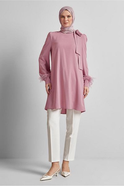 Alvina Feather Detail Tunic 45324