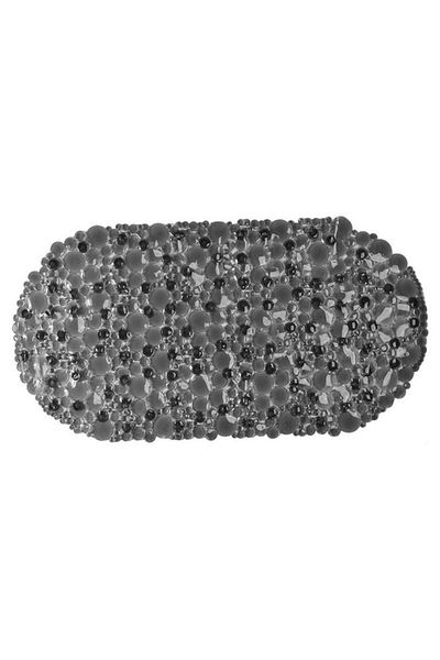Generic Tendance PVC Anti-Slip Bubble Desig Bathtub Floor Mat Anthracite Grey 69 x 36cm 7215180