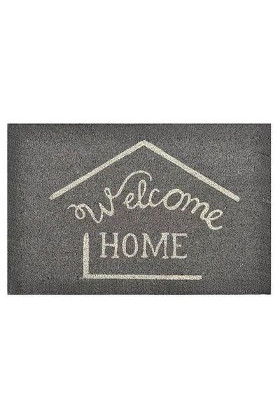 Generic EVIDECO Non-Slip Backing Attractive Design Welcome Home Printed Door Mat Grey 40 x 60cm 1401193