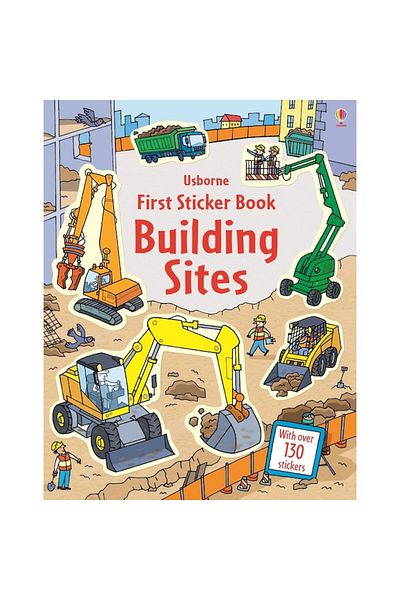 Usborne First Sticker Building Sites - Carte Usborne (3+)