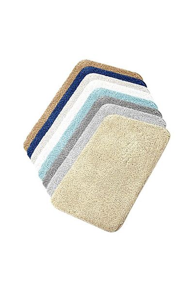 Generic Cannon Cotton Plain Design Anti Skid Bath Mat Assorted Color 50 x 80cm