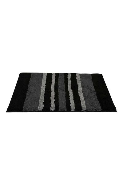 Generic Cannon Polyester and Rubber Striped Non-Slip Bath Mat Assorted Color 60 x 90cm