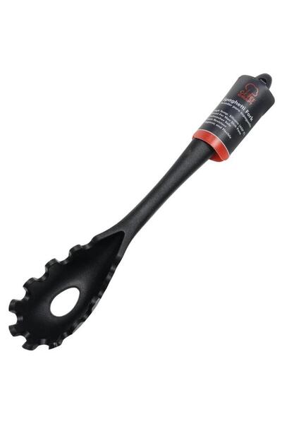 Generic Chef Craft Premium Dishwasher Safe Silicone Spaghetti Fork Black 11.5inch 13641