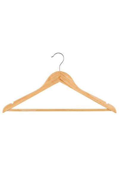 Generic Five Simply Smart 8-Piece High Quality Wooden Cloth Hanger Set Beige 295692680