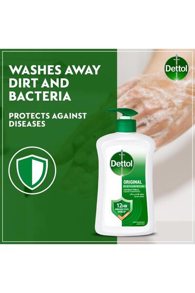 Dettol Original Anti-Bacterial Hand Wash Pine Scent Value Pack 2 x 400 ml