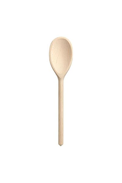 Generic ملعقة خفيفة الوزن غير لاصقة من خشب الزان من Hic Kitchen، معتمدة من FSC، لون بيج، 10 بوصات، 21010