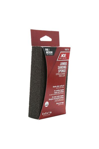Generic ACE 120/80 Grit Sanding Sponge Brown