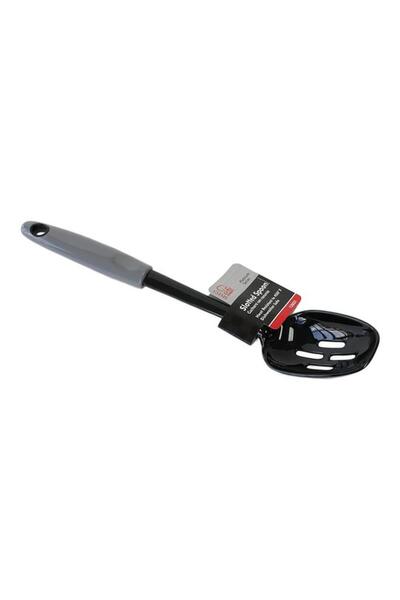 Generic Chef Craft Nylon Slotted Spoon Grey and Black 12inch