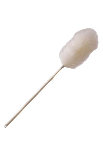 Generic ETTORE Lambert Sheepskin Duster With Pole Extension White