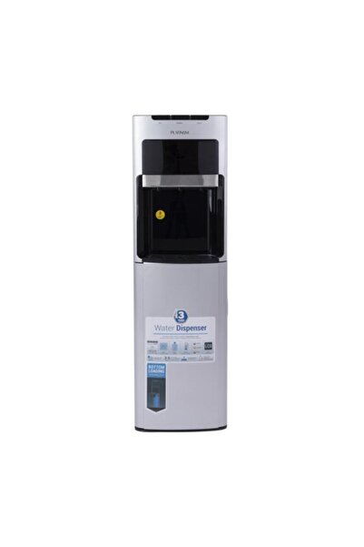Generic Platinum Bottom Loading Water Dispenser with Child Lock Silver and Bl...