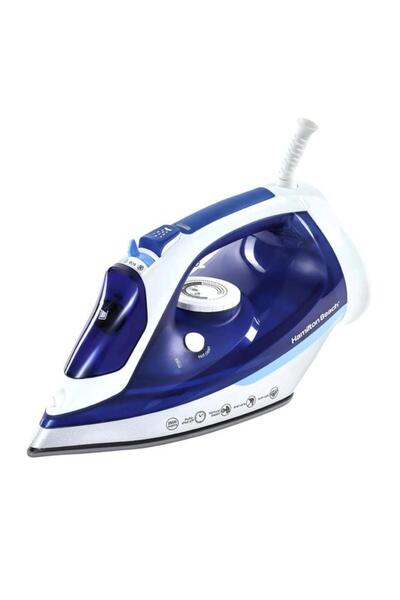 Generic مكواة بخار سيراميك عالية الجودة بقوة 2500 واط من هاميلتون بيتش، لون أ...