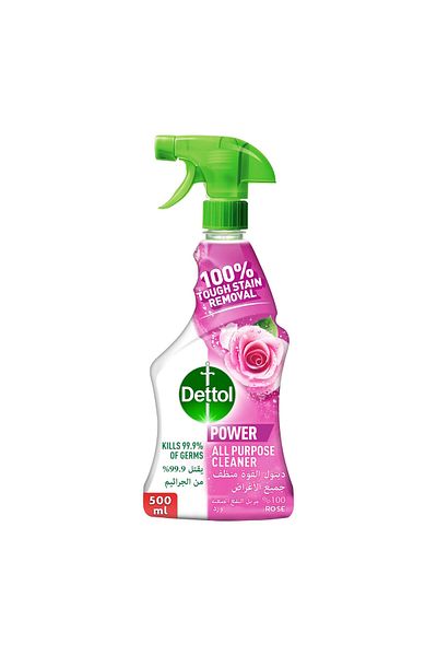 Dettol Healthy Home Rose All-purpose Cleaner Trigger Spray 500 ml Kills 99.9% Germs, Multi-surface Cleaner