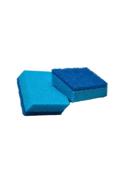 Generic Brillo 3-Pack Estracell More Sanitary No Scratch Scrub Sponge Blue 4.5 Liter