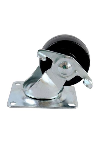 Generic ACE Heavy-Duty Sturdy High-Quality Precision Swivel Caster Silver and Black 2.5 Inch