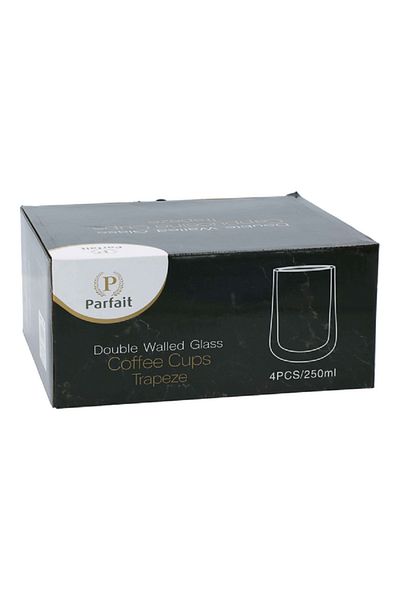 Parfait 4-Piece Coffee Cup Set