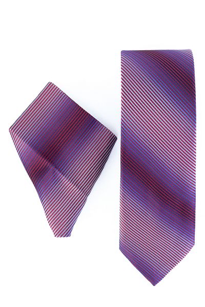 Oppland Men's Tie Classic Handkerchief Stylish Easy to Shape Lecco Patterned Slim Fitwide Design