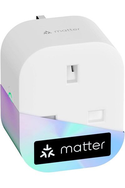 MEROSS Matter Smart Plug Mini With Energy Monitoring, Works With Apple Homekit, Alexa, Google Home,