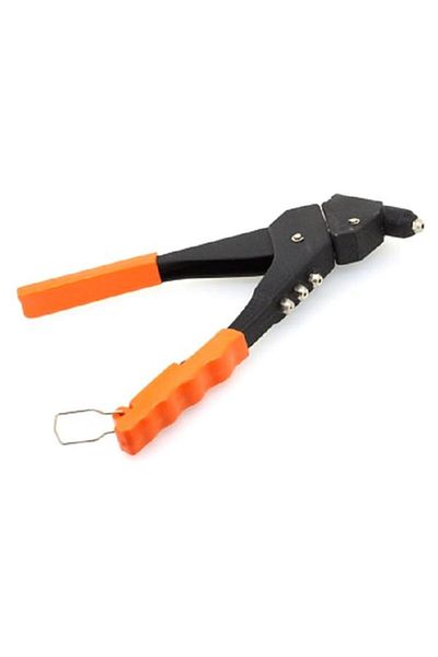 Generic Tactix Swivel Head Aluminium Hand Riveter Black and Orange 11inch