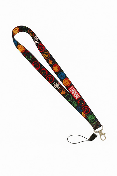 facnspt Μπρελόκ με λουράκι λαιμού με λογότυπο Marvel Superhero