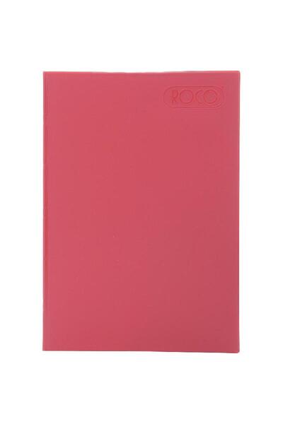 Roco Neon Notebook A4 40 Sheets Lined Maroon