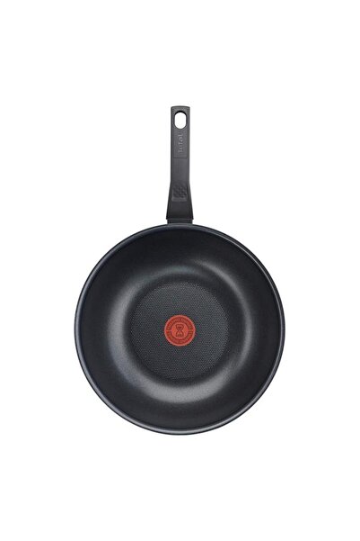Generic Tefal Easy Clean High-quality Titanium Coating Non-stick Coating Wok Fry Pan Red and Black 28cm