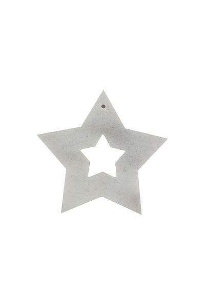 piatraonline Christmas Decoration - Snowflake Thassos Marble SET (6 pcs)