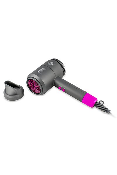 Zass Uscător de păr ZHD 08, Putere 1600 - 2000 W, 3 setări de temperatură și 3 viteze, Funcție de ionizare