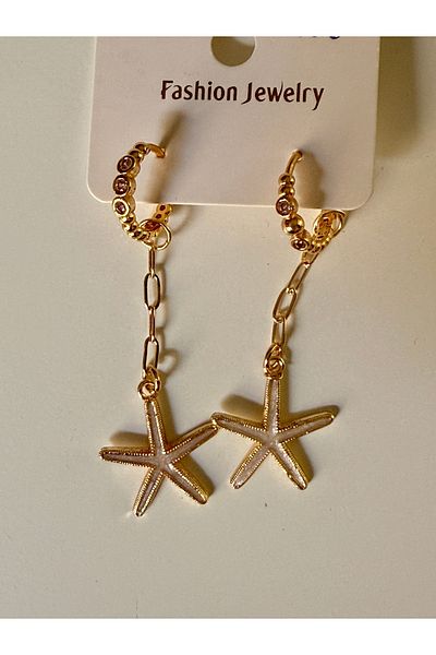 OITA Pendant Gold Metal Gold Color Starfish Figure Design Stylish Summer Fashion