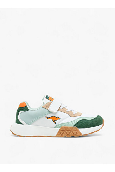 Kangaroos Boys' Colourblock Sports Shoes with Hook and Loop Closure