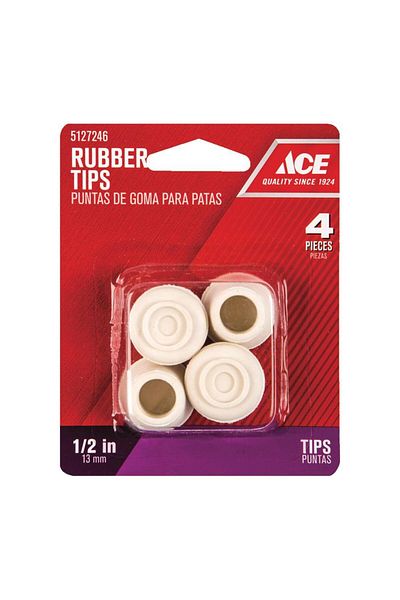 ACE مجموعة أطراف أرجل مطاطية (1.27 سم، 4 قطع)