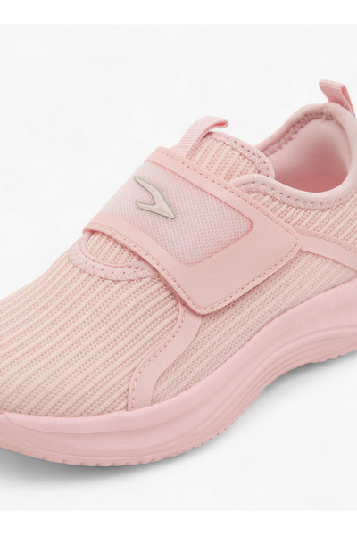 Dash Girls Logo Detail Sports Shoes with Hook and Loop Closure