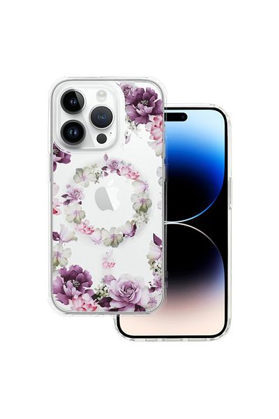 tel protect Flower Magsafe iPhone 15 Pro Max Design 6 case