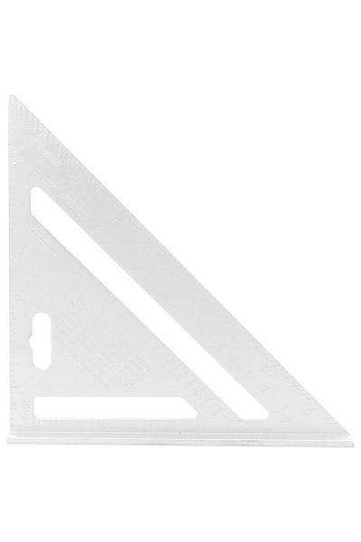 richmann Carpenter's square, aluminum, triangular, with foot, 180x4 mm, Richmann
