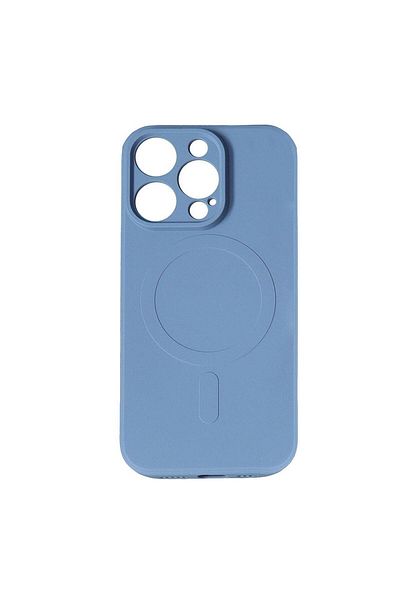 lemontti Husa Silicon Iphone 15 Pro Magsafe Albastru