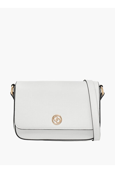 Celeste Women's Metallic Crossbody Bag with Flap Closure and Adjustable Strap - W 6 x H 15 x D 22 cm