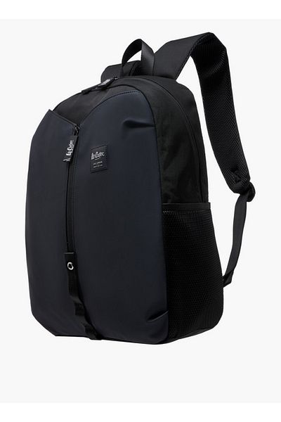 Lee Cooper Logo Detail Backpack with Adjustable Shoulder Straps - 15x50x33 cm