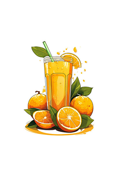 INOVATIX Set de 8 bucăți, autocolante portocalii pentru cocktailuri, INOVATIX...