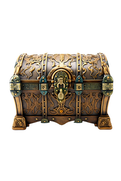 INOVATIX Set de 8 piese, autocolant Cufăr de Aur, INOVATIX®. 6 cm