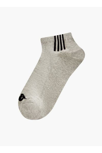 Kappa Men's Logo Print Non Terry Ankle Length Socks - Set of 5
